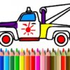 bts truck coloring book
