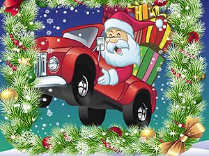Weihnachts-LKW-Puzzle