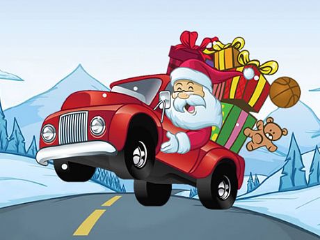 Weihnachtsfahrzeuge Versteckte Schlüssel