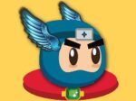 Flappy Superhelden-Dunk
