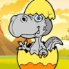 ice age funny dinosaurs coloring