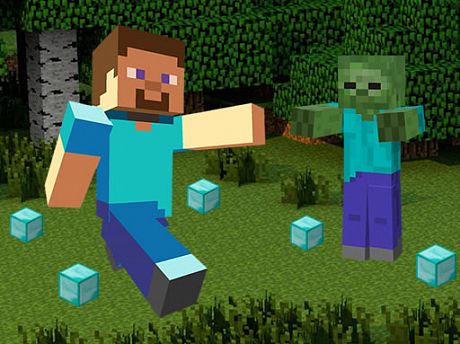 Versteckte Diamantblöcke in Minecraft