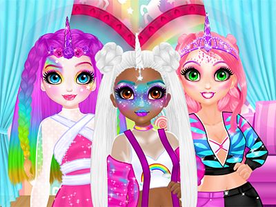 Miss Charming Einhornfrisur