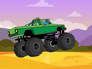 Versteckte Schlüssel für Monstertrucks