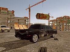 Russische Auto-Stunts